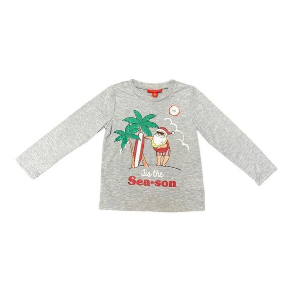 Family Pajamas Other - Family Pajamas Kids Santa Pajama Top Size 4-5